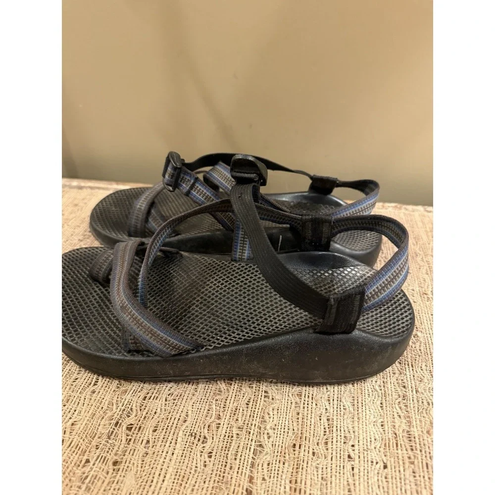 CHACO Men's SANDALS Blue & Grey Sz-11 Beach‎ Casual Comfortable
